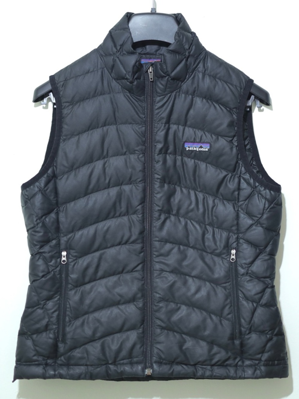 Patagonia Down Sweater Vest Womens Small Black EUC Lightweight Puffer 84627
